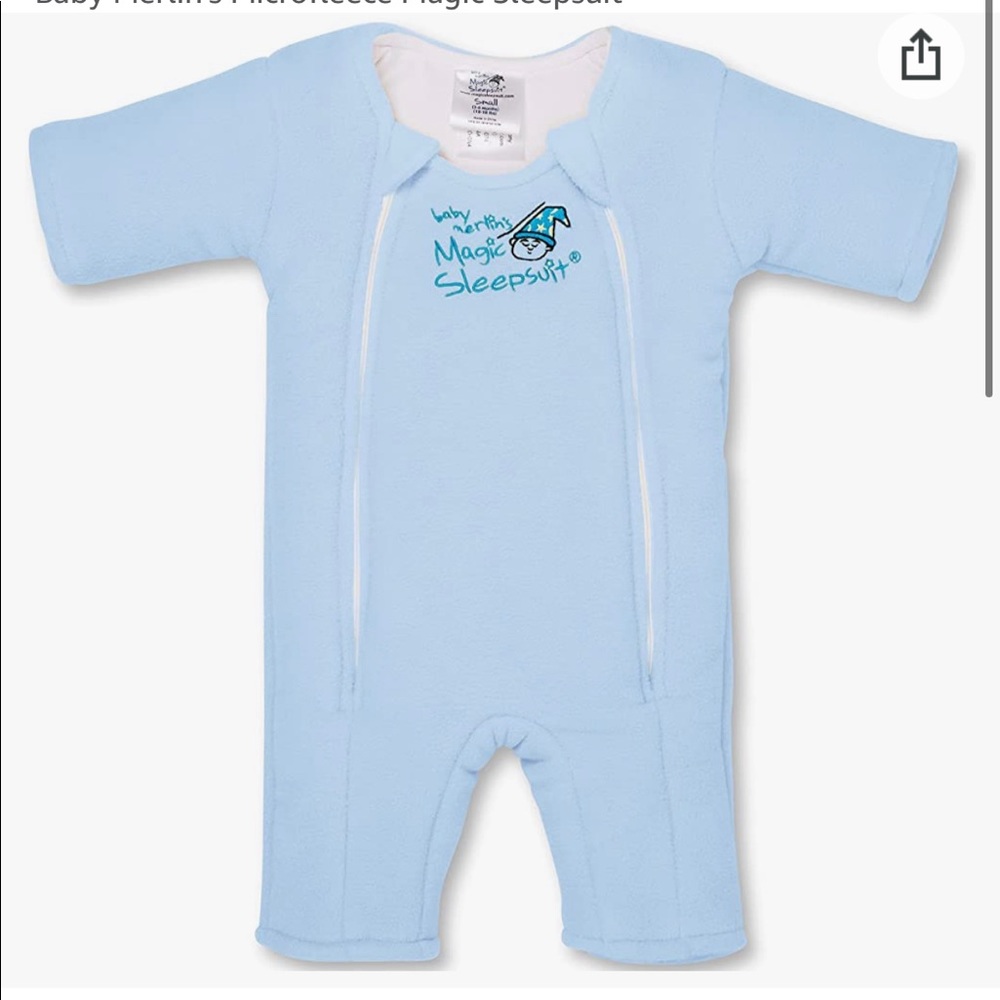 Brand new Merlin sleep suit. Fleece. Large 6-9 months. 18-21 lbs